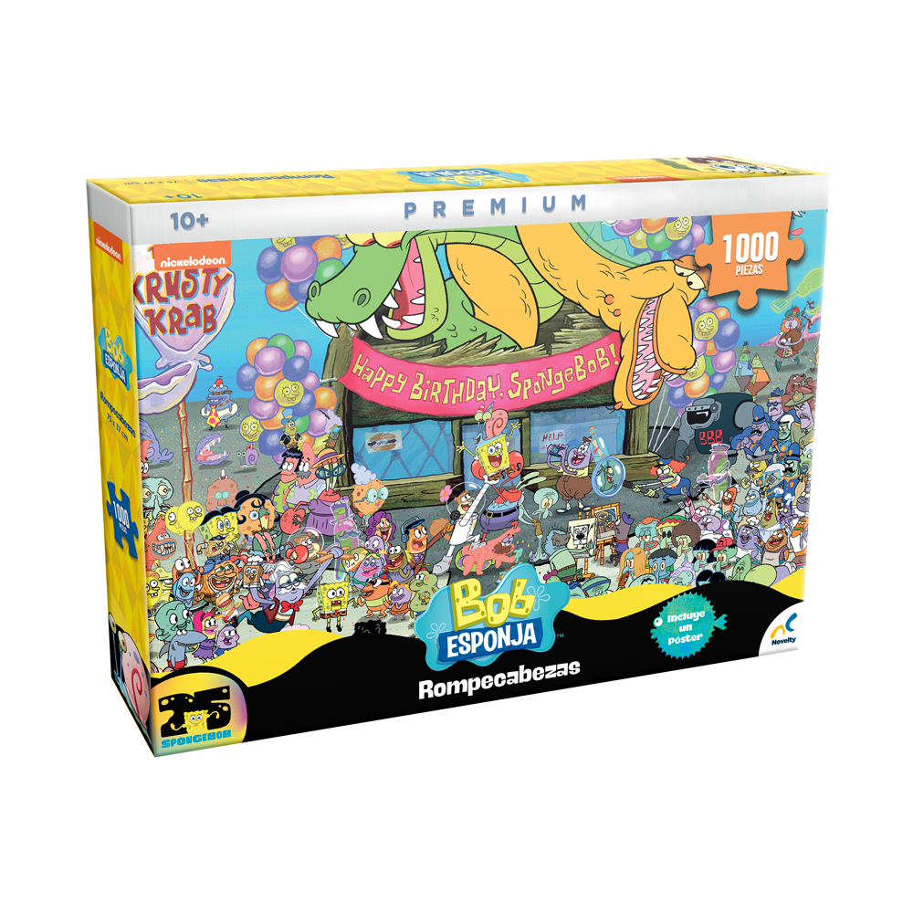 Rompecabezas Coleccionable Premium Bob Esponja 1000 Piezas