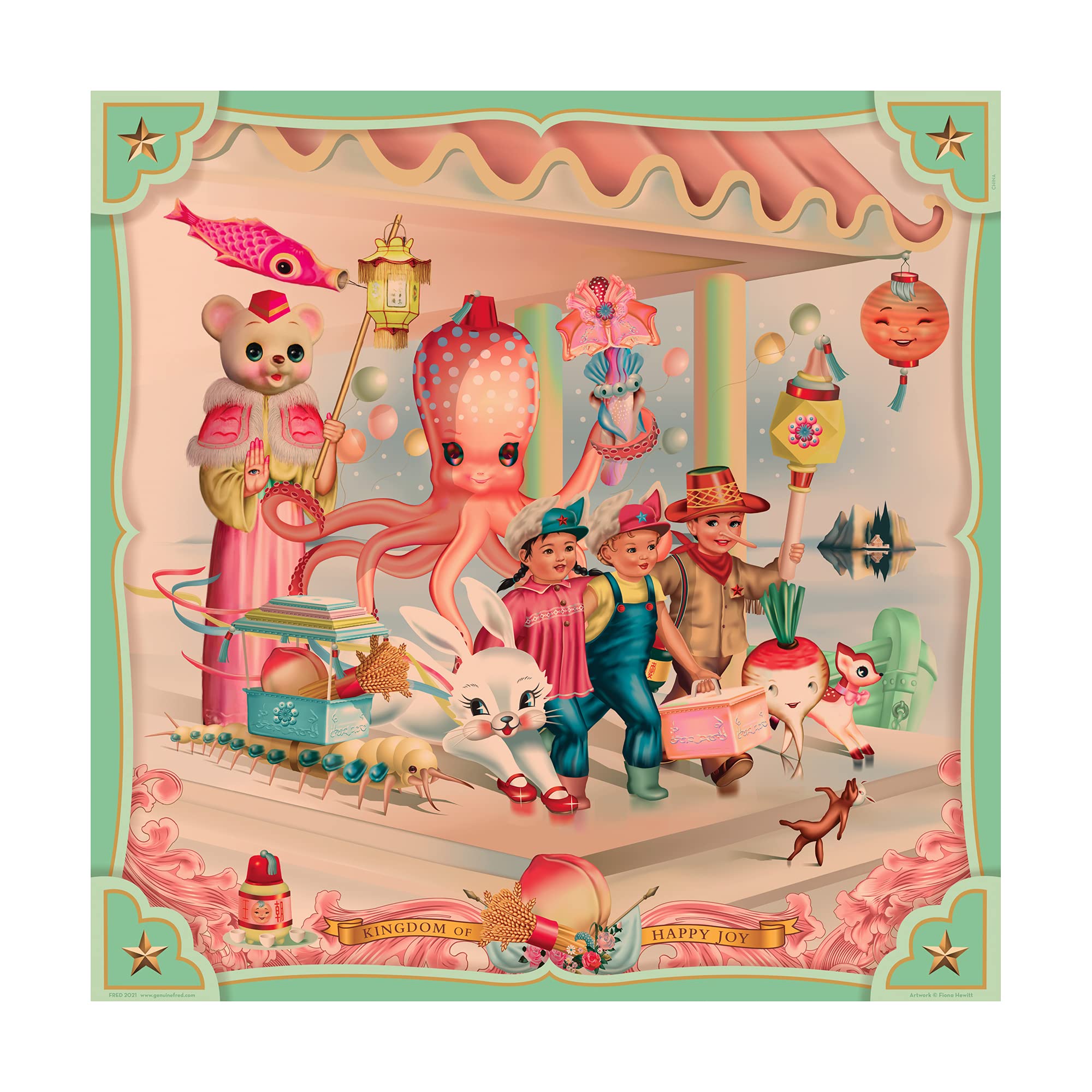 Rompecabezas Fred Kingdom Of Happy Joy 500 Piezas - Venta Internacional