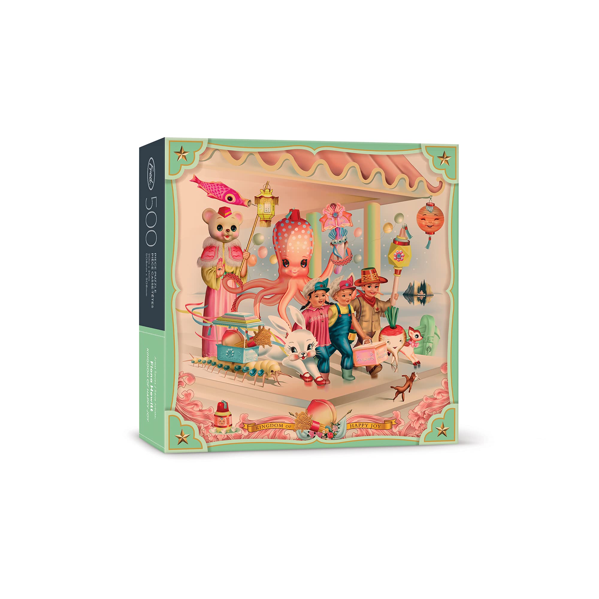 Foto 3 pulgar | Rompecabezas Fred Kingdom Of Happy Joy 500 Piezas - Venta Internacional