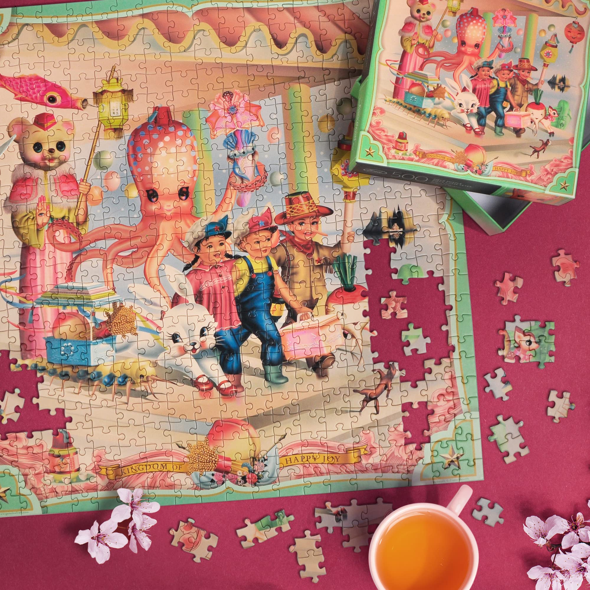 Foto 4 | Rompecabezas Fred Kingdom Of Happy Joy 500 Piezas - Venta Internacional