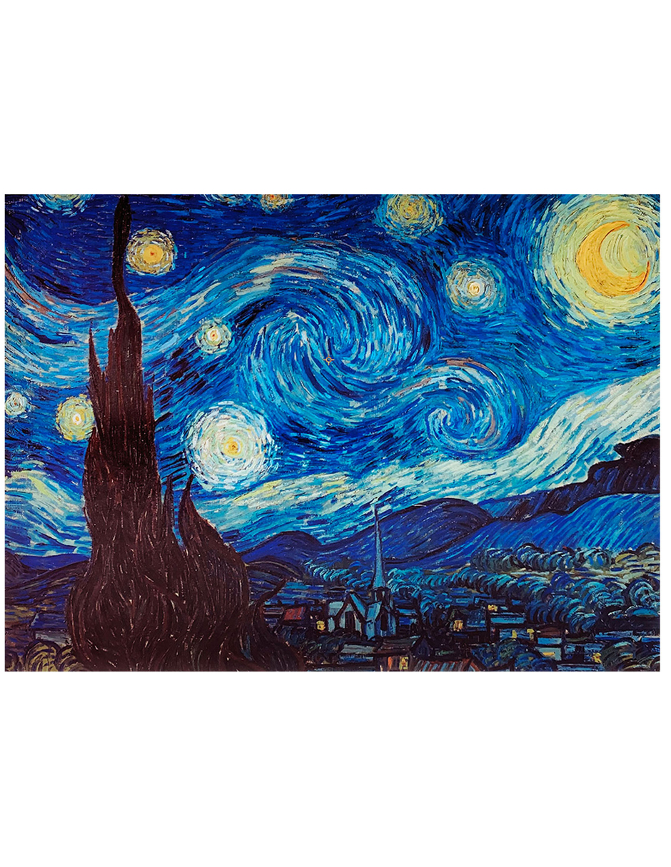 Foto 4 pulgar | Rompecabezas Flink La Noche Estrellada de Van Gogh 1000 Piezas