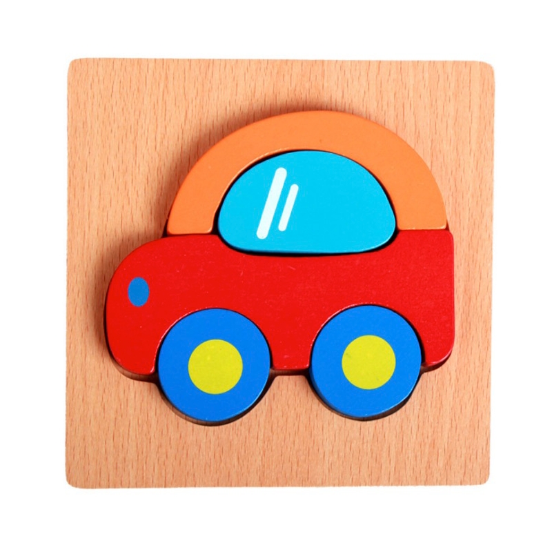 Foto 2 | Rompecabezas De Encaje De Madera Para Niños - Venta Internacional.