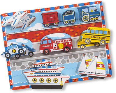 Foto 1 | Puzzle Melissa & Doug Md Vehicles de Madera - Venta Internacional