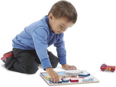 Foto 3 | Puzzle Melissa & Doug Md Vehicles de Madera - Venta Internacional