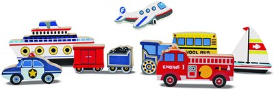 Foto 4 | Puzzle Melissa & Doug Md Vehicles de Madera - Venta Internacional
