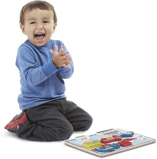 Foto 7 | Puzzle Melissa & Doug Md Vehicles de Madera - Venta Internacional