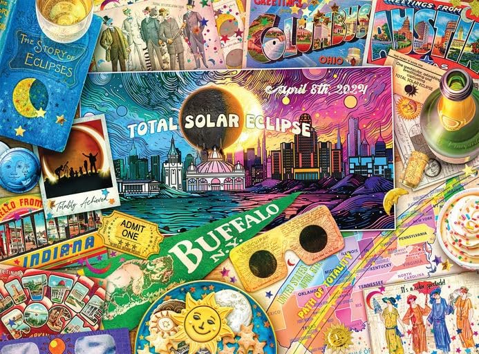 Foto 1 | Rompecabezas Buffalo Games Path Of Totality 1000 Piezas - Venta Internacional