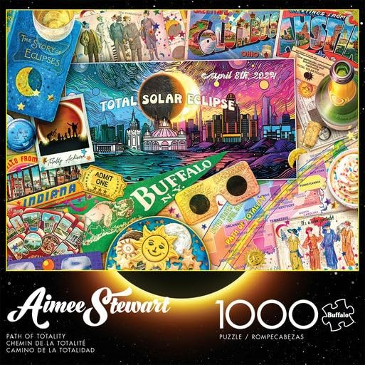 Foto 3 pulgar | Rompecabezas Buffalo Games Path Of Totality 1000 Piezas - Venta Internacional