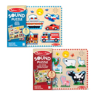 Foto 6 | Paquete de Rompecabezas de Sonido Melissa & Doug para Niños de 2 a 5 años