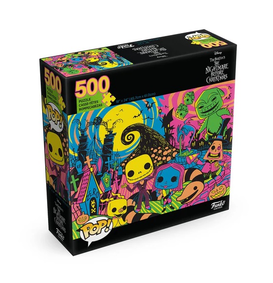 Rompecabezas Funko Pop Mundo de Jack Blacklight 500 Piezas