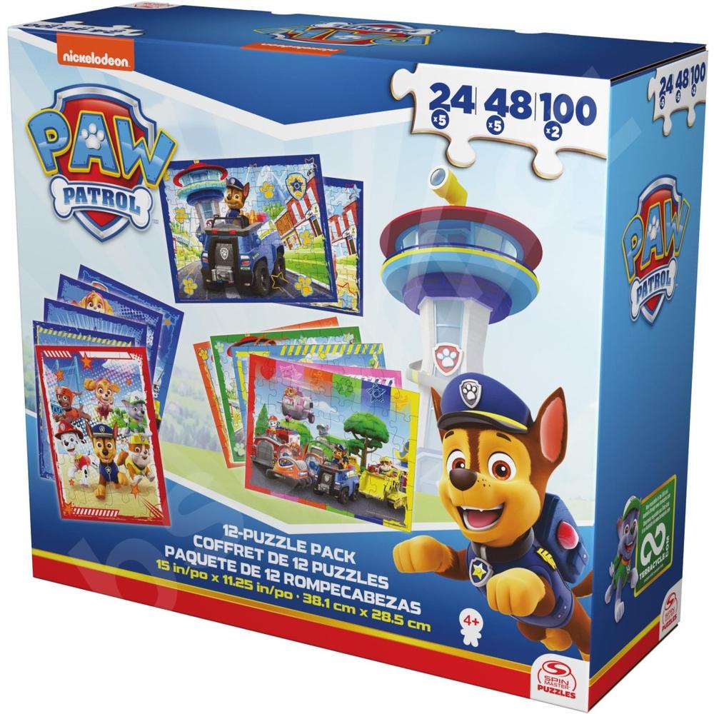 Foto 3 pulgar | Rompecabezas 12 En 1 Spin Master Cardinal: Paw Patrol