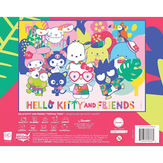 Foto 3 | Rompecabezas Hello Kitty Tropical Times 1000 Piezas - Venta Internacional