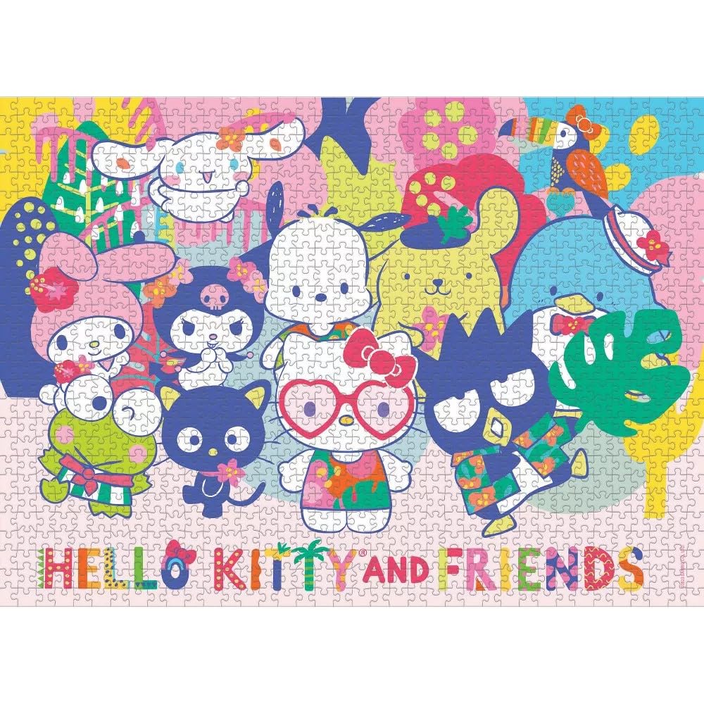 Foto 5 pulgar | Rompecabezas Hello Kitty Tropical Times 1000 Piezas - Venta Internacional