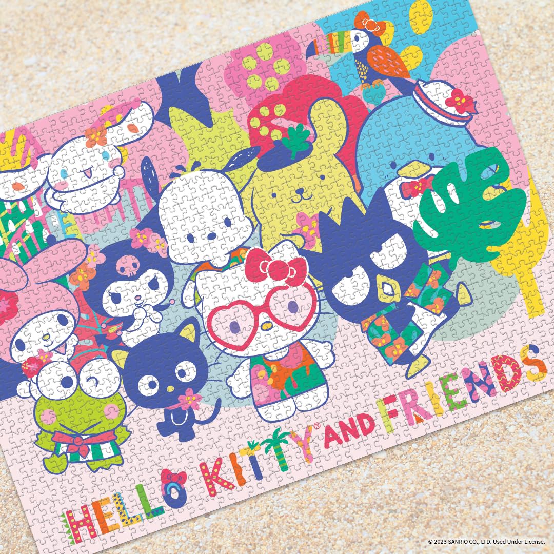 Foto 7 pulgar | Rompecabezas Hello Kitty Tropical Times 1000 Piezas - Venta Internacional