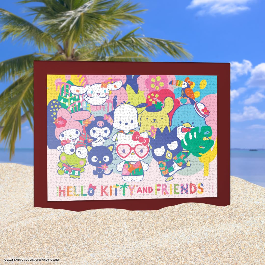 Foto 8 pulgar | Rompecabezas Hello Kitty Tropical Times 1000 Piezas - Venta Internacional