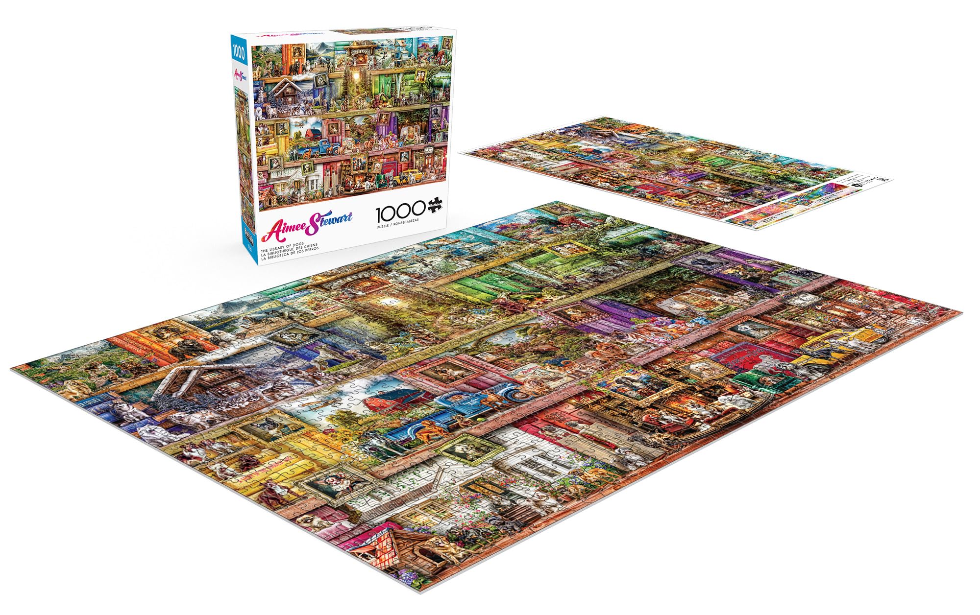 Foto 4 | Rompecabezas Buffalo Games Aimee Stewart 1000 Piezas - Venta Internacional