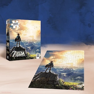 Foto 3 | Rompecabezas The Legend Of Zelda Breath Of The Wild 1000 Piezas - Venta Internacional