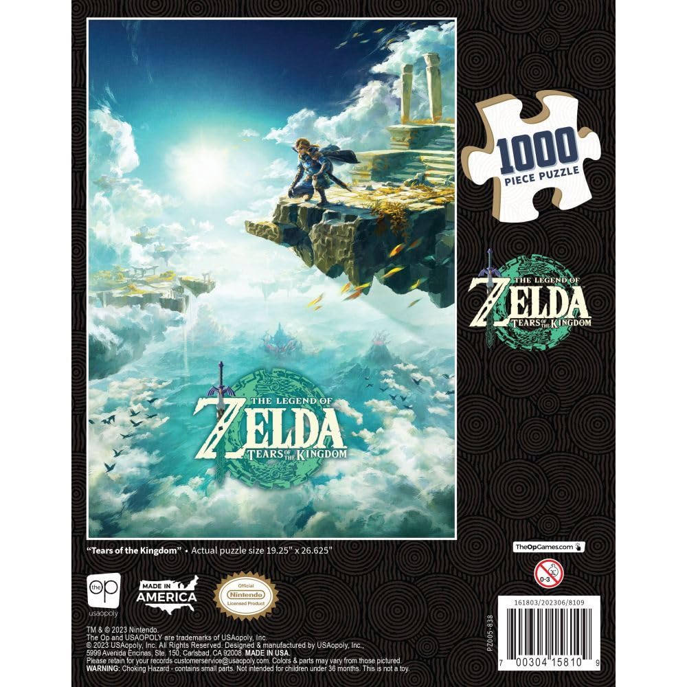 Foto 3 pulgar | Rompecabezas The Legend Of Zelda Tears Of The Kingdom 1000 Piezas - Venta Internacional