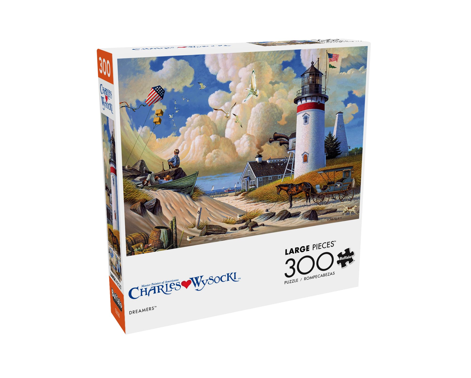 Foto 4 pulgar | Rompecabezas Buffalo Games Charles Wysocki Dreamers 300 Piezas - Venta Internacional