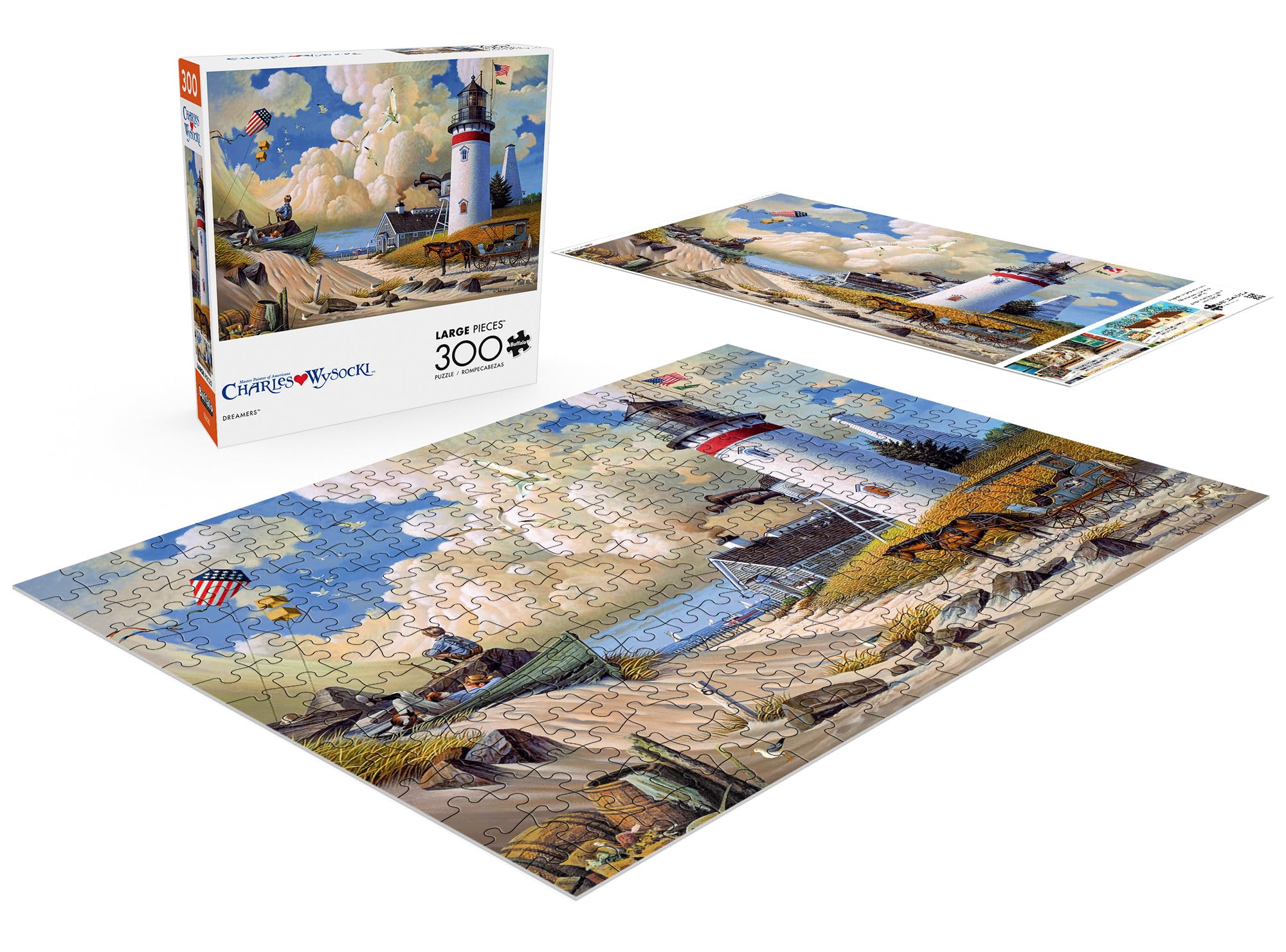 Foto 5 pulgar | Rompecabezas Buffalo Games Charles Wysocki Dreamers 300 Piezas - Venta Internacional