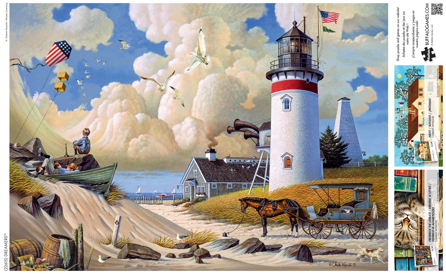 Foto 6 pulgar | Rompecabezas Buffalo Games Charles Wysocki Dreamers 300 Piezas - Venta Internacional