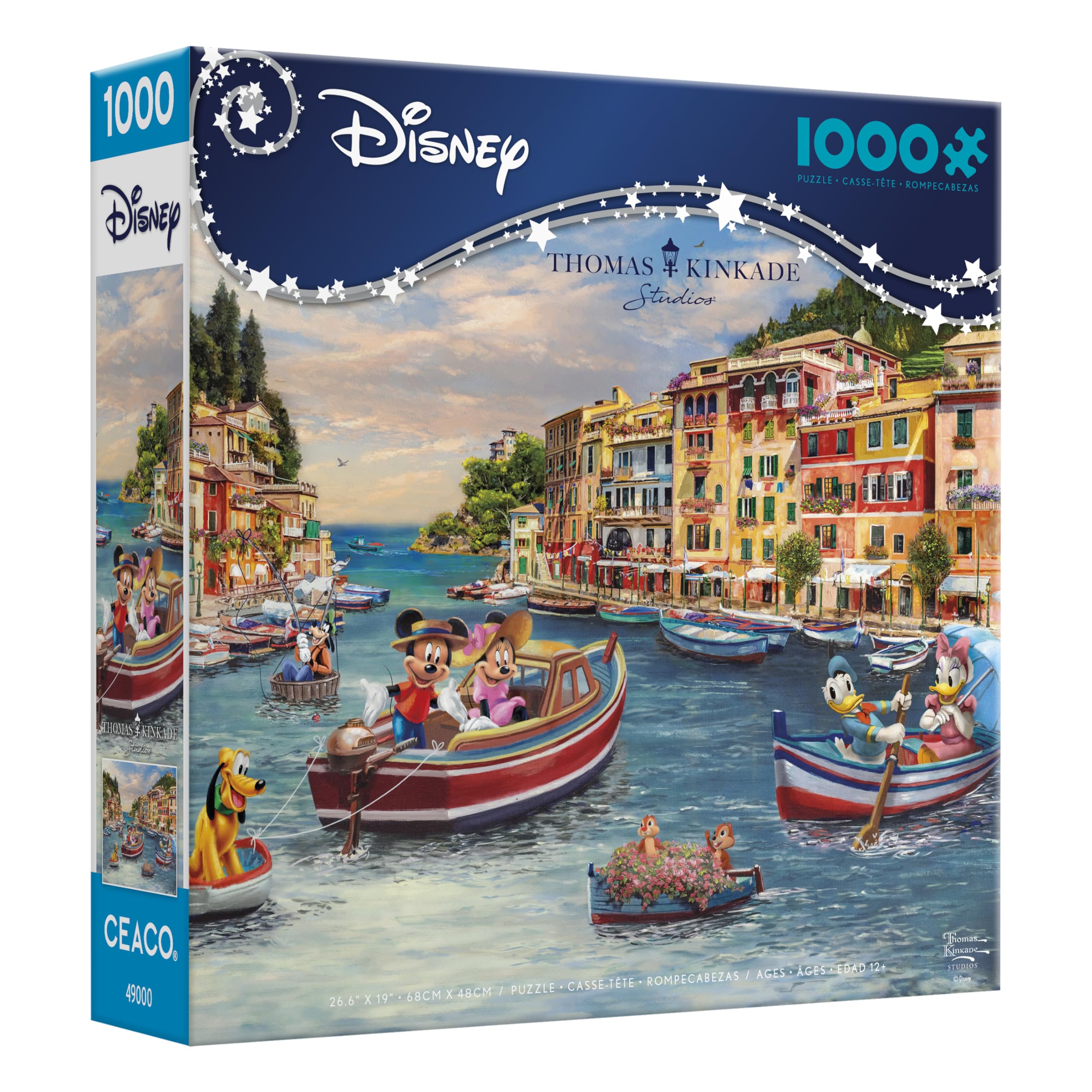 Foto 4 pulgar | Rompecabezas Ceaco Thomas Kinkade Disney Mickey & Minnie 1000 Piezas - Venta Internacional