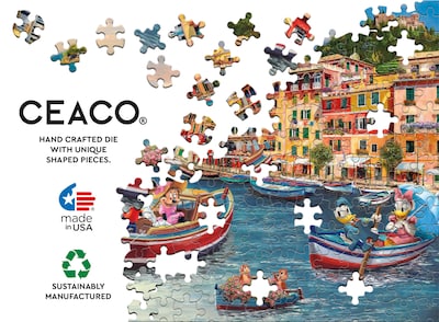 Foto 5 | Rompecabezas Ceaco Thomas Kinkade Disney Mickey & Minnie 1000 Piezas - Venta Internacional