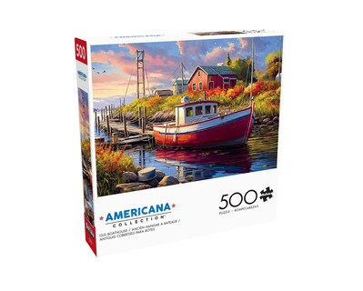 Foto 3 | Rompecabezas Buffalo Games Imagine It Images Old Boathouse 500 Piezas - Venta Internacional