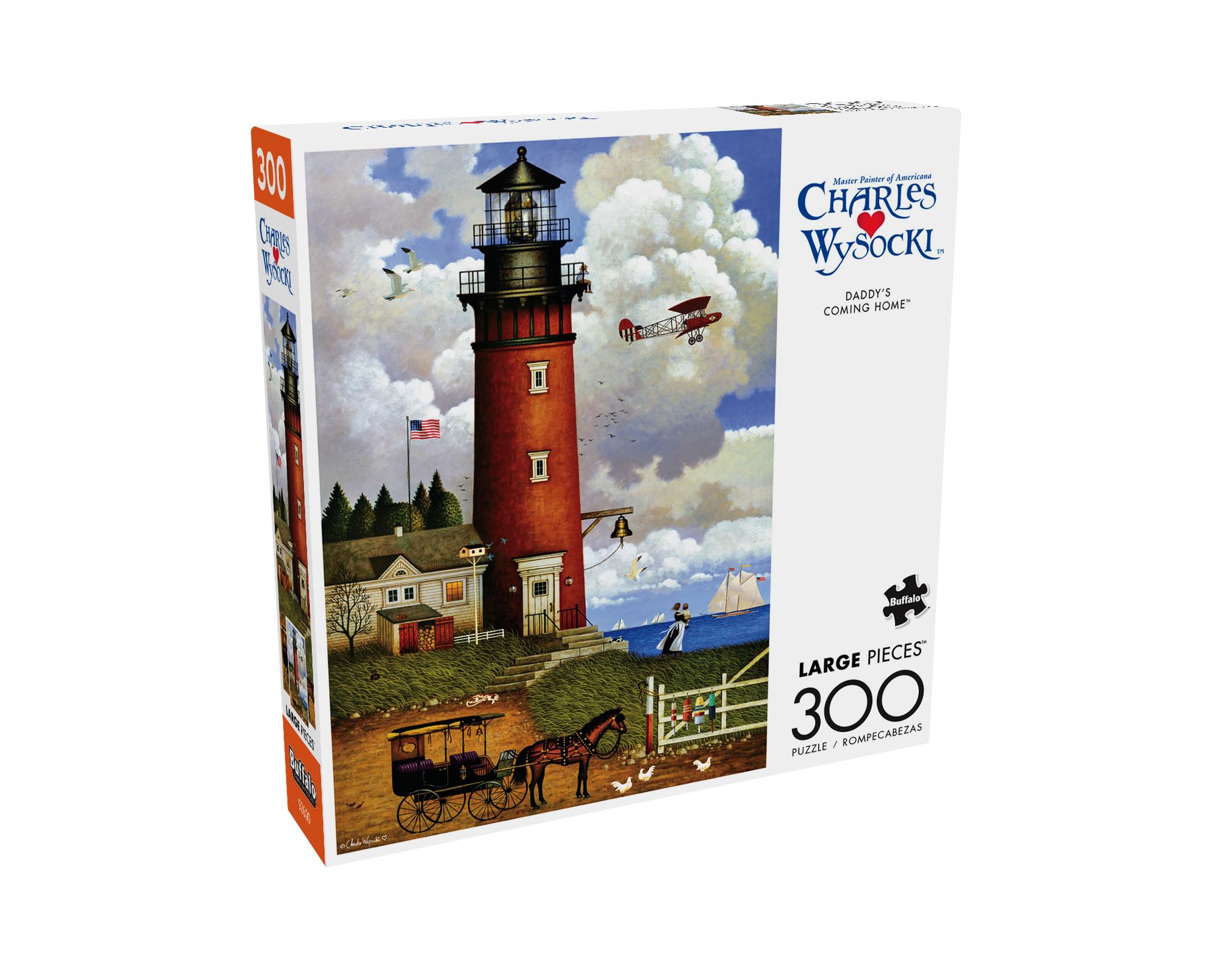Foto 4 pulgar | Rompecabezas Buffalo Games Charles Wysocki 300 Piezas - Venta Internacional