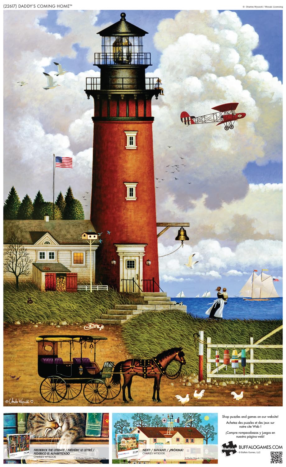 Foto 6 pulgar | Rompecabezas Buffalo Games Charles Wysocki 300 Piezas - Venta Internacional