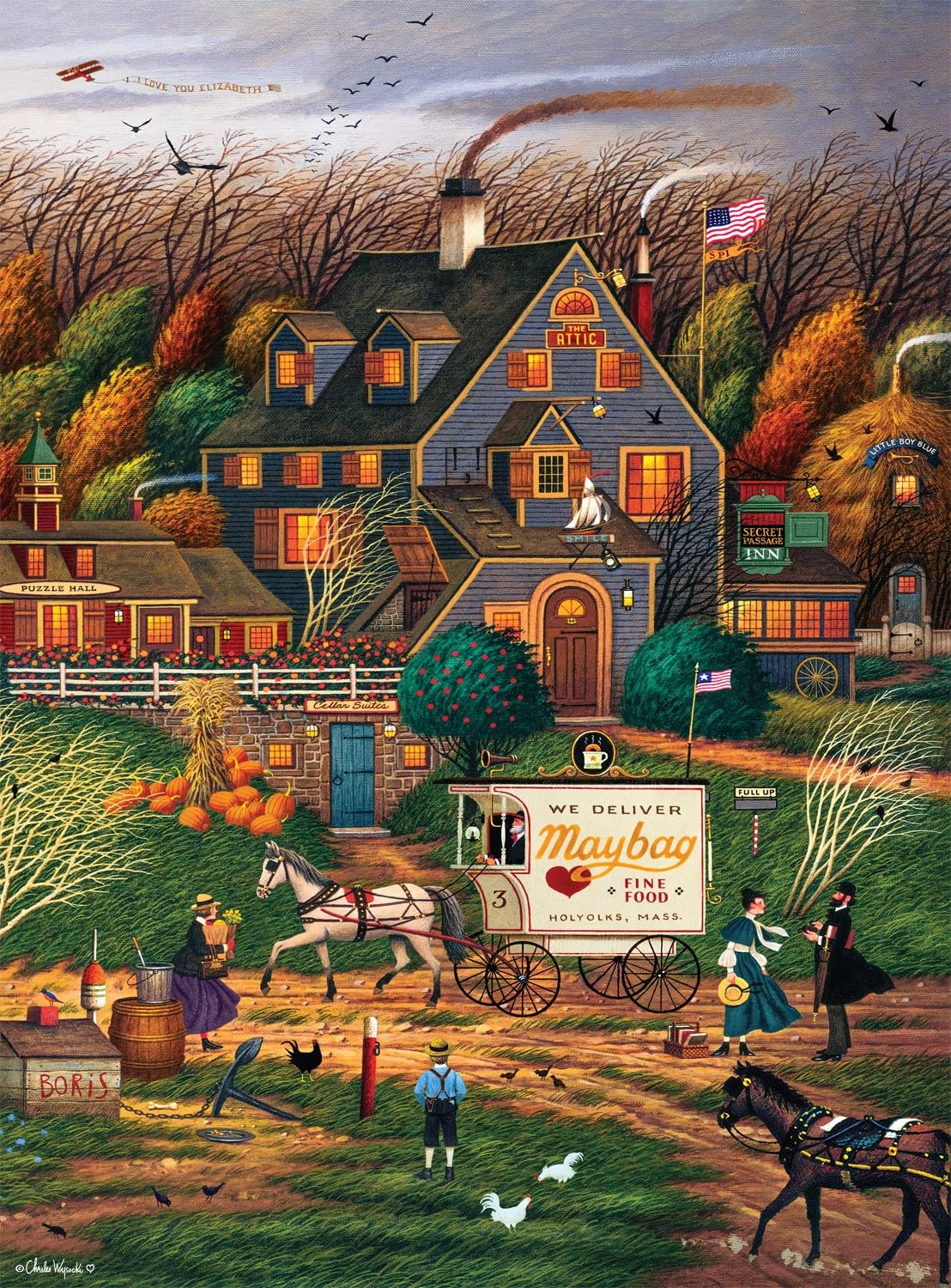 Rompecabezas Buffalo Games Charles Wysocki Secret Passage 1000 Piezas - Venta Internacional