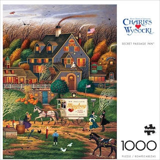 Foto 2 | Rompecabezas Buffalo Games Charles Wysocki Secret Passage 1000 Piezas - Venta Internacional