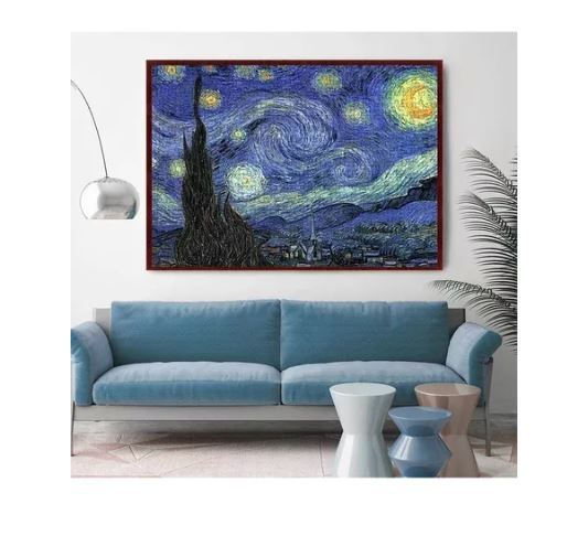 Foto 2 | Rompecabezas Noche Estrellada Van Gogh de 1000 Piezas