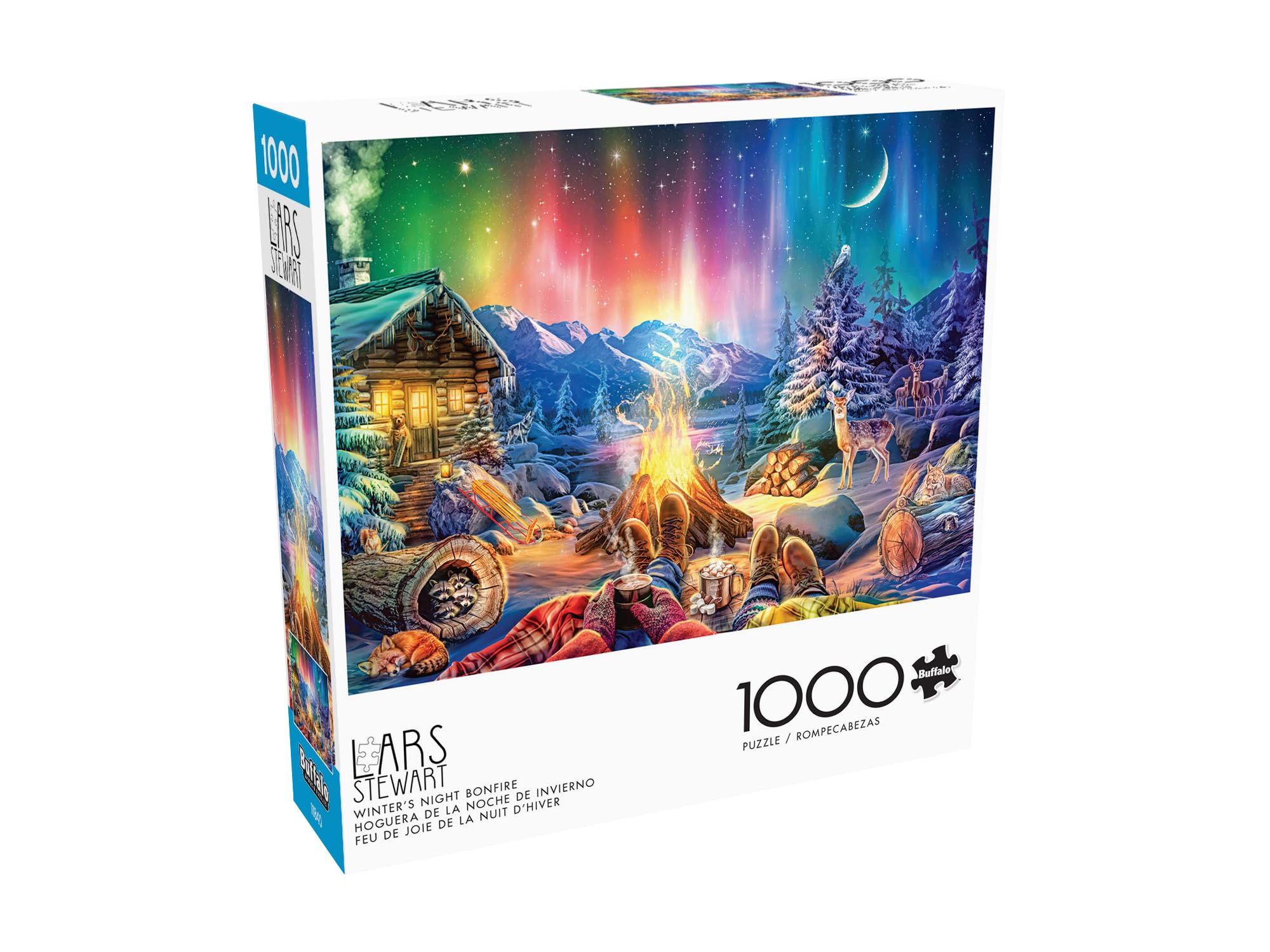 Foto 4 pulgar | Rompecabezas Buffalo Games Winter's Night Hofire 1000 Piezas - Venta Internacional