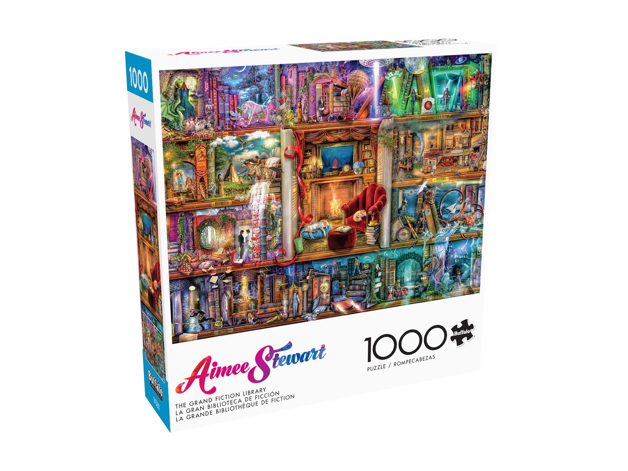 Foto 4 pulgar | Rompecabezas Buffalo Games Aimee Stewart 1000 Piezas - Venta Internacional
