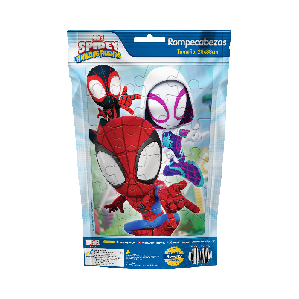 Foto 4 pulgar | Rompecabezas Spidey Novelty Jca-3119 24 Piezas Multicolor