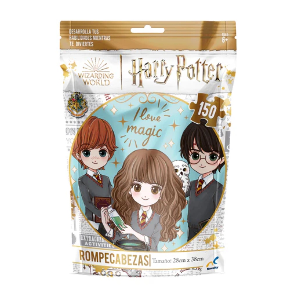 Foto 2 pulgar | Rompecabezas Bolsa Foil Harry Potter 150 Piezas Jca-3569