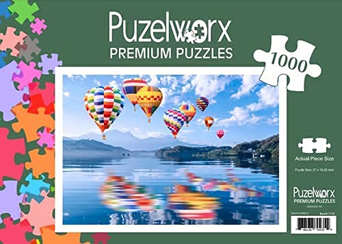 Foto 4 pulgar | Rompecabezas Puzelworx con Diseño de Globo Aerostático de 1000 Piezas - Venta Internacional