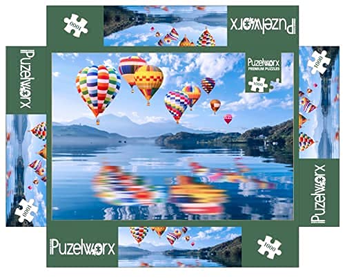 Foto 5 pulgar | Rompecabezas Puzelworx con Diseño de Globo Aerostático de 1000 Piezas - Venta Internacional