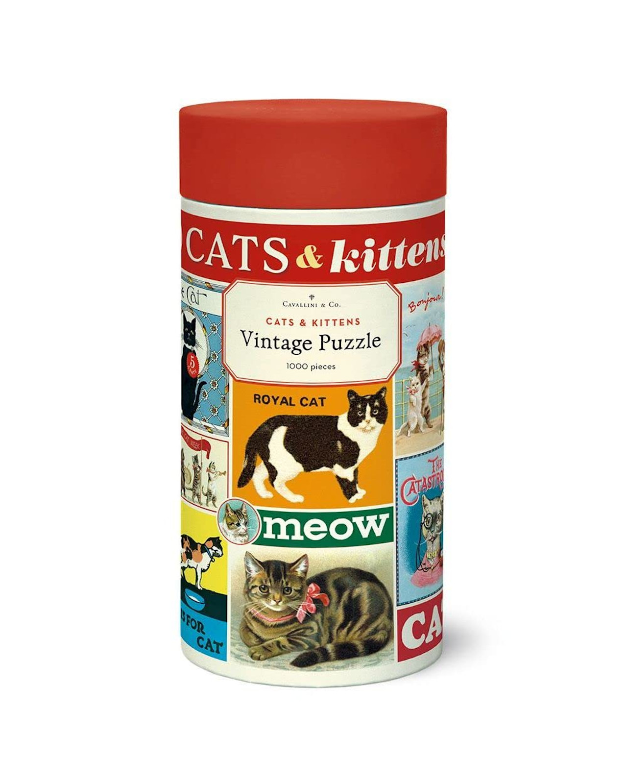 Rompecabezas Cavallini Gatos & Kittens 1000 Piezas