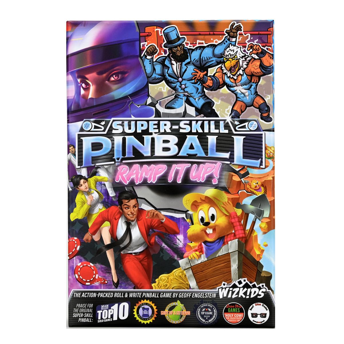 Foto 2 pulgar | Juego De Mesa Wizkids Super-skill Pinball: Ramp It Up! - Venta Internacional.