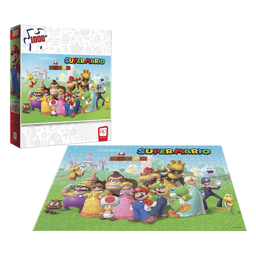 Foto 2 | Rompecabezas 1000pzas Super Mario Familia