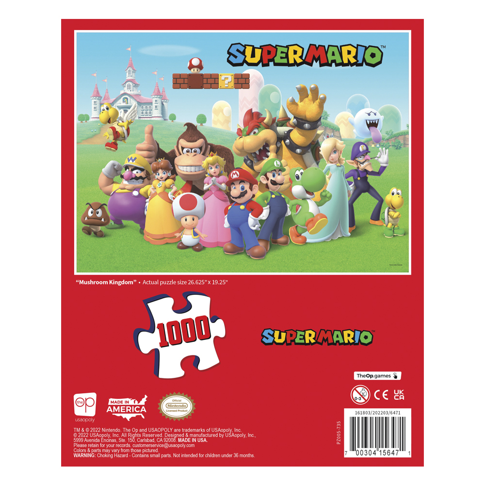 Foto 4 pulgar | Rompecabezas 1000pzas Super Mario Familia