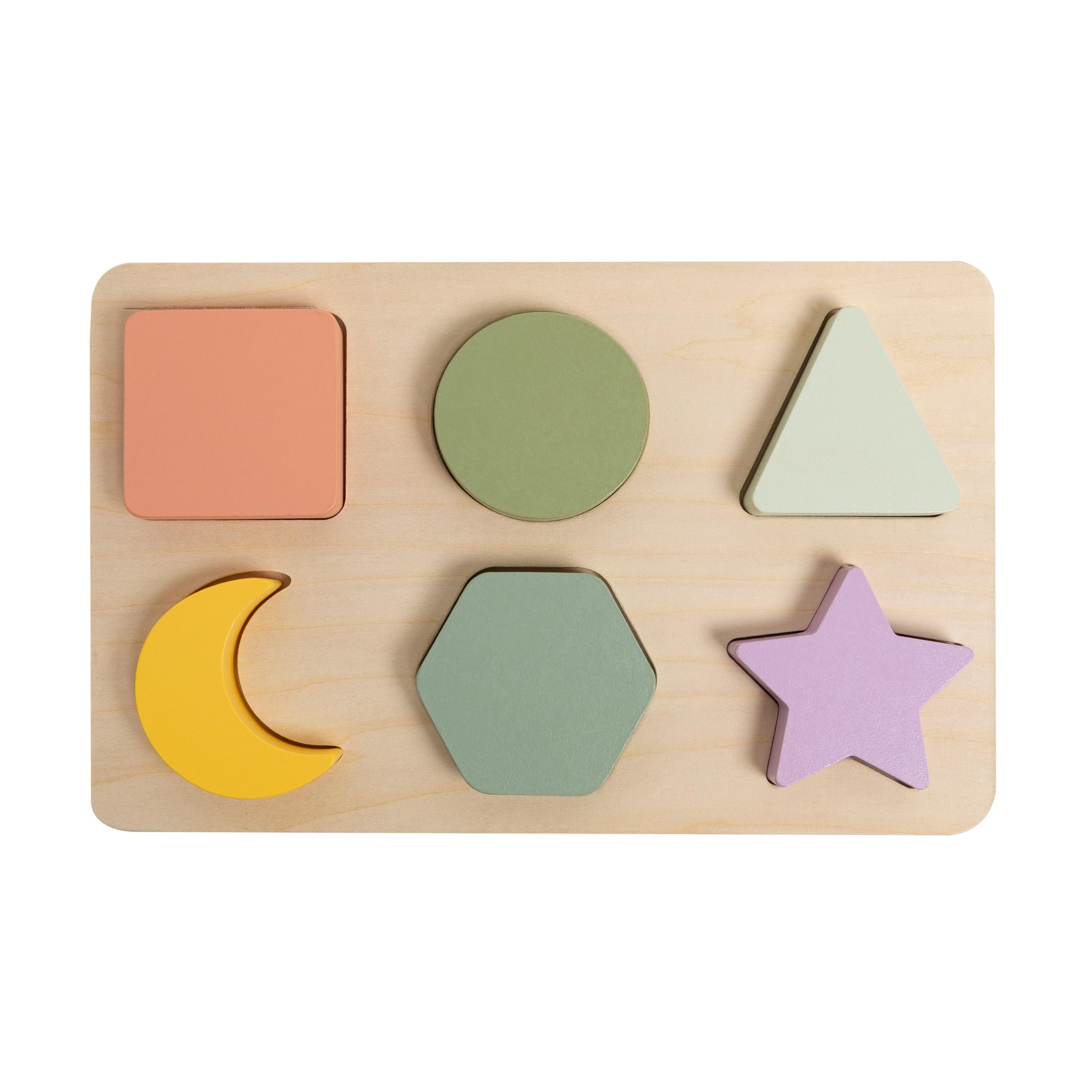 Foto 1 | Rompecabezas De Formas De Madera Pearhead Montessori Para El Desarrollo Temprano - Venta Internacional.