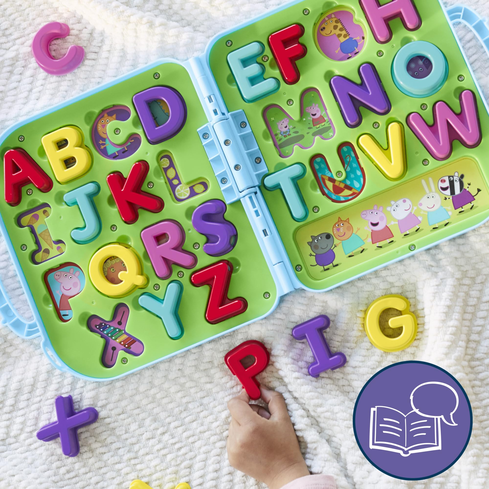 Foto 5 pulgar | Alphabet Case Peppa Pig El Rompecabezas Abc De Peppa, Más De 3 Años - Venta Internacional.