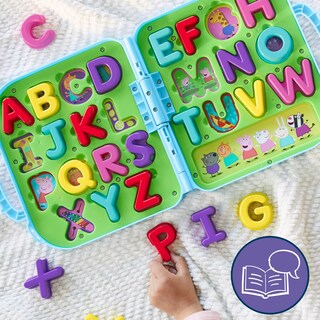 Foto 4 | Alphabet Case Peppa Pig El Rompecabezas Abc De Peppa, Más De 3 Años - Venta Internacional.