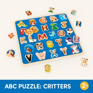 Foto 5 | Puzle De Madera Battat Abc Puzzle Para Niños Pequeños A Partir De 2 Años - Venta Internacional.