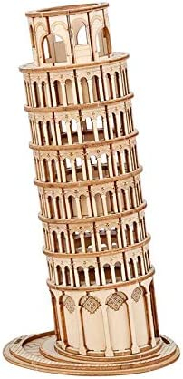 Puzle 3d De Madera Con La Torre Inclinada De Pisa, 137 Piezas, Para Adultos - Venta Internacional.