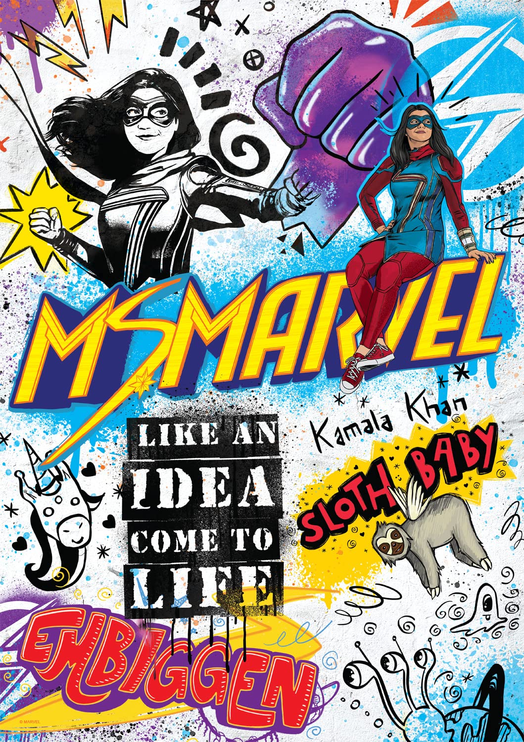 Foto 2 pulgar | Rompecabezas Buffalo Games Marvel Ms. Marvel 500 Piezas - Venta Internacional