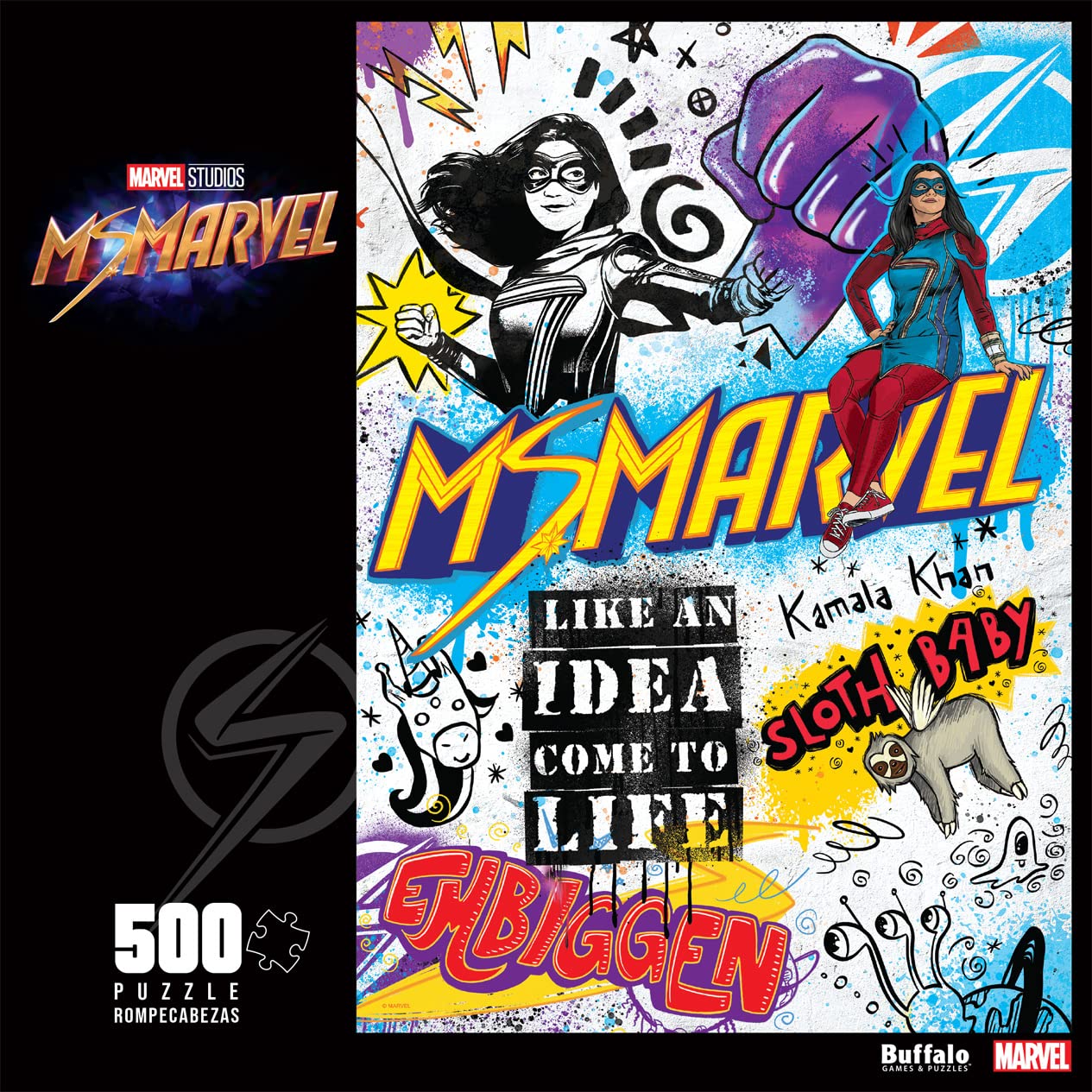 Foto 3 pulgar | Rompecabezas Buffalo Games Marvel Ms. Marvel 500 Piezas - Venta Internacional